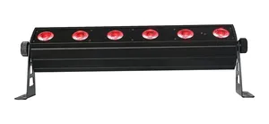 6x15W LED kablosuz APP pil yıkama duvar ışık kablosuz DMX 6 In1 etkisi Bar ışığı düğün DJ disko parti kulübü için Led Par ışık - Product Image 2