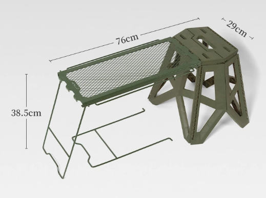 Army Green Table+1Chair