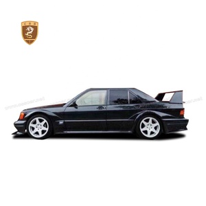 Ön arka tampon parçaları 190E EVO II tarzı vücut kitleri Mercedes Benz <span class=keywords><strong>c</strong></span>-class için fit