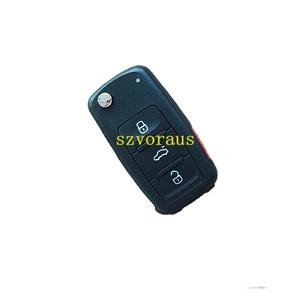 3+1 Button Car Remote <strong>Key</strong> Shell SETS for <strong>VW</strong> (HU66/ 202D) 3+1 <strong>Key</strong> with Pit <strong>Lock</strong>+car+unlock+side Red Search Car - Product Image 2