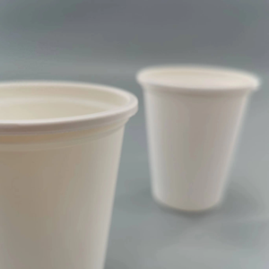 コーヒーカップ天然使い捨て生分解性コーンスターチ紙レストラン用メーカー販売