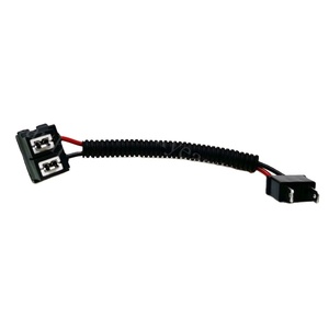 H7 doğru açı düz fiş adaptör kablo demeti soket tel diyot uzatma dönüştürücü kablosu için Led far lambaları - Product Image 1