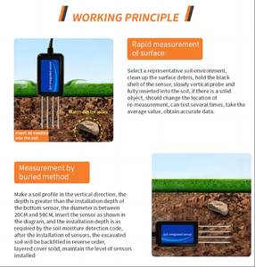 8 in 1 RS485 <strong>SOIL</strong> <strong>SENSOR</strong> Conductivity EC <strong>Sensor</strong> with Temperature <strong>Moisture</strong> Monitor <strong>Soil</strong> <strong>Moisture</strong> <strong>Sensor</strong> RS485 for Agriculture - Product Image 5