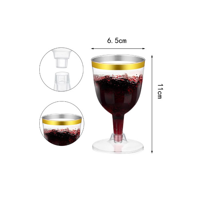 Phnom penh mouth transparent bottom 2 cup 160ml 1