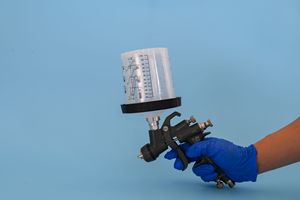 New Plastic Spray Gun <strong>Cups</strong> Paint Mixing Measuring <strong>Cup</strong> With Scale - Product Image 5
