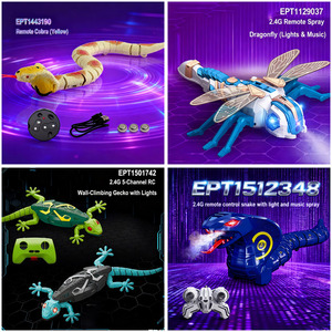 Ept 2.4G dạ quang phiên bản mở rộng điều khiển từ xa đồ chơi điện cơ khí phun rết mô phỏng bò sát làm bằng nhựa - Product Image 6