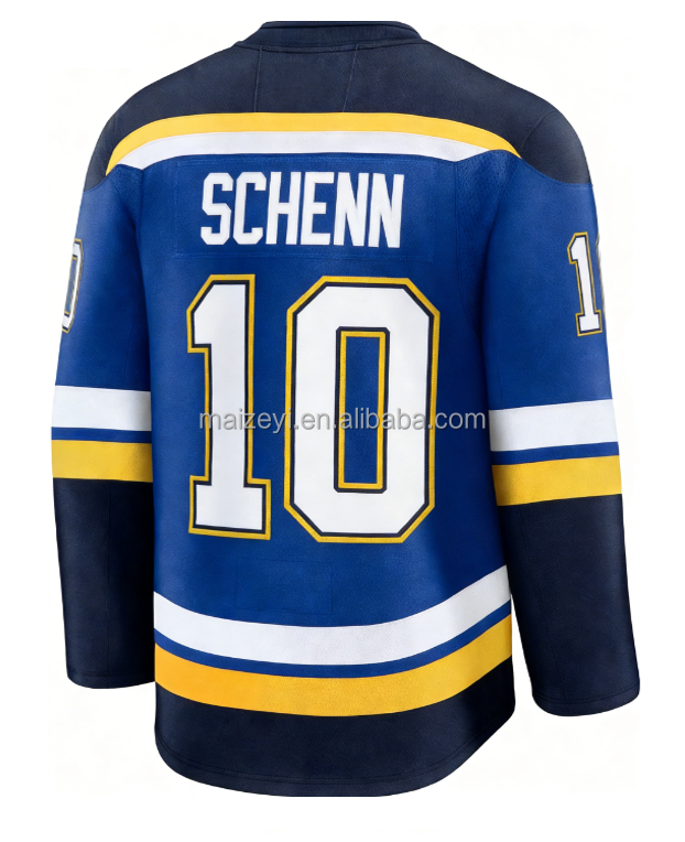 #10 Brayden Schenn bleu/noir