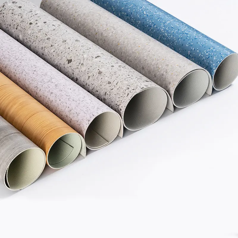 Commercial Plastic Linoleum Flooring Roll Luxury Vinyl Pvc Floor Carpet Roll Floor