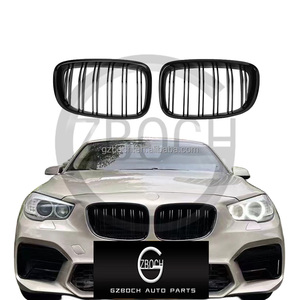 BMW 5 serisi GT için çift kaburgalar ızgara F07 2009-2016 GT araba aksesuarları ön izgara araba izgaralar - Product Image 1