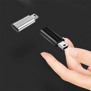 迷你USB转C型适配器5针公迷你USB转母USB C型数据传输连接器，用于GoPro MP3摄像机电脑转换器 - Product Image 5