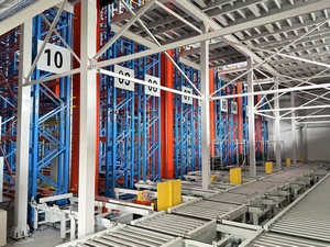 Sistema de estantería de recuperación de almacenamiento automático ASRS duradero logística almacenamiento inteligente estante de acero para estante de almacenamiento metálico - Product Image 2