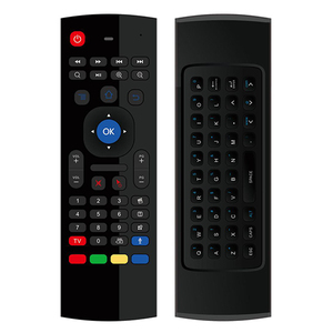 MX3 Air Mouse retroilluminato 2.4G RF tastiera Wireless T3 telecomando intelligente con microfono vocale per Android TV Box - Product Image 1