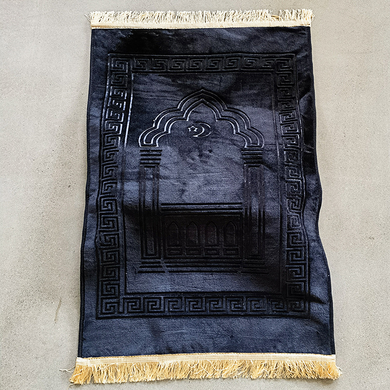 T-08 noir-70110cm-raschel 8cm-éponge standard-gaufré-simple-s