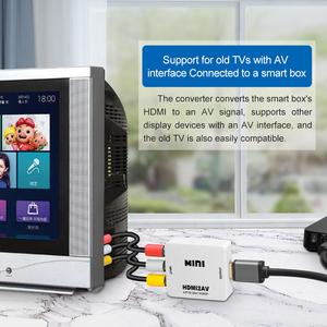 Adaptador Hite mi DMI a A3RCA omomomomomomposite Hdmi a ideideo uudio onverter 1080P PAA/ Nmi mi - Product Image 5