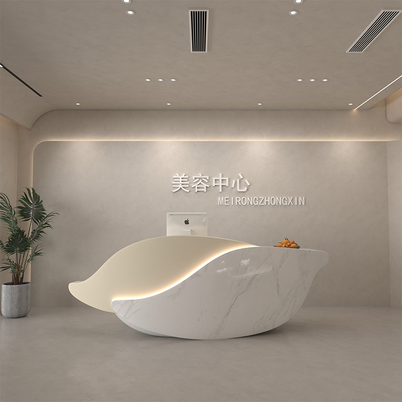 Peinture crème + motif marbre blanc jazz