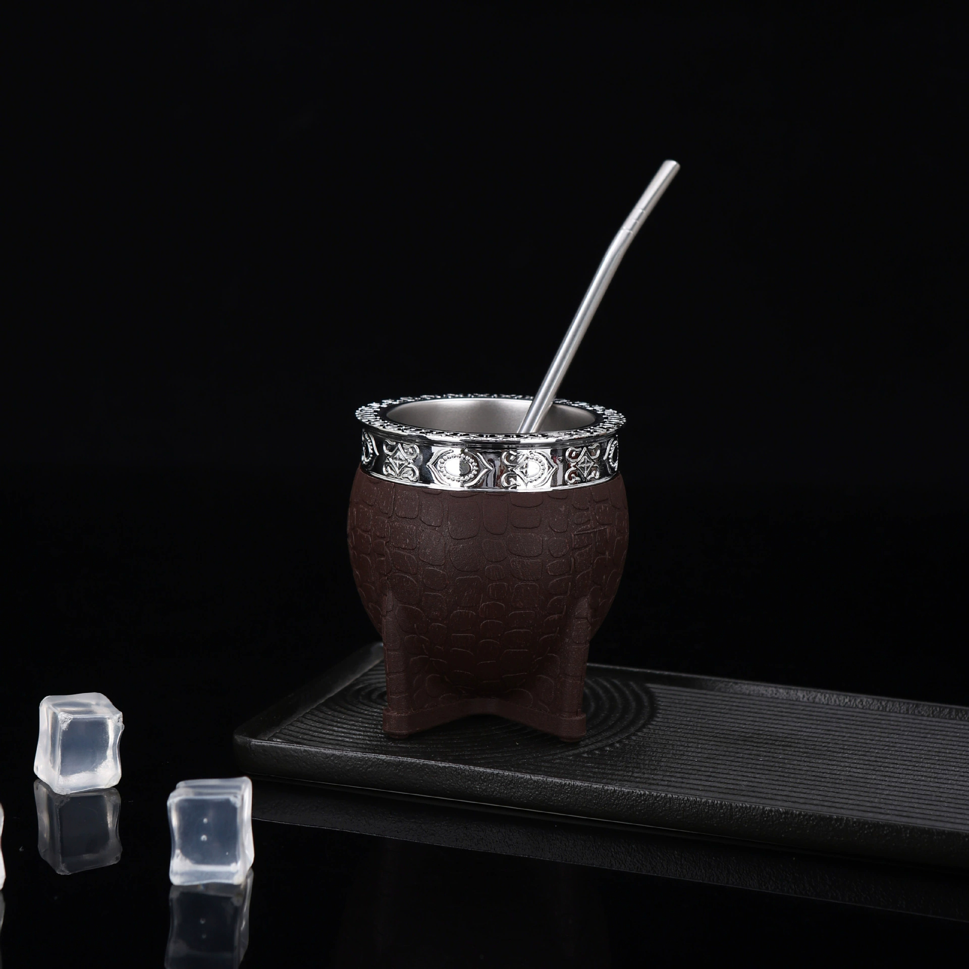 Marrón + Plata
