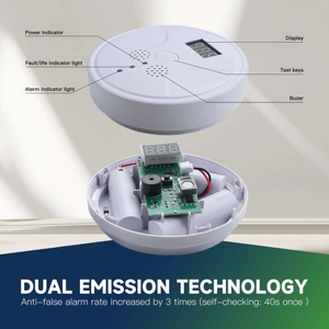 Alta qualità CO rilevatore di fumo PCBA OEM monossido di carbonio scheda di controllo con <span class=keywords><strong>Display</strong></span> <span class=keywords><strong>LCD</strong></span> per PCB & PCBA categoria