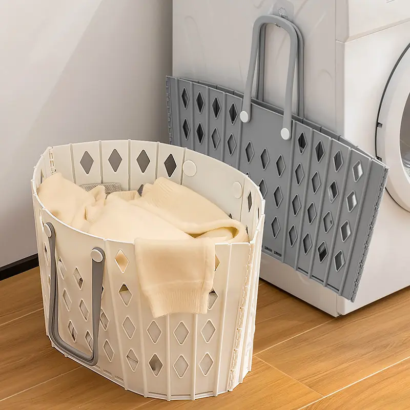 Collapsible Laundry Hamper Folding Storage Basket Clothes Sorter Dirty Laundry Basket