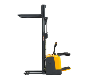 Malzeme kaldırma istifleyici 2.0T ayakta sürüş Forklift tam elektrikli palet istifleyici maksimum kaldırma yüksekliği 6 metre - Product Image 1