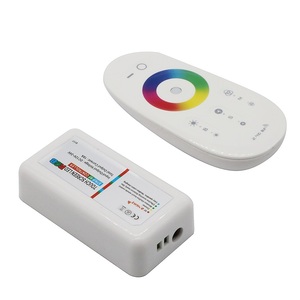 2,4 г RGB Светодиодные полосы контроллер сенсорный экран пульт дистанционного управления RF беспроводной DC 12V-24V светодиодный драйвер - Product Image 1