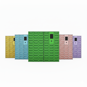 Điện thoại di động thông minh sạc Locker USB kỹ thuật số hộp điện tử thông minh Điện thoại di động điện thoại Swipe thẻ thông minh Locker - Product Image 5