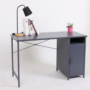 Escritorio de oficina de estudio de acero móvil moderno nórdico, tocador de pie Rectangular, mesa de trabajo para ordenador portátil con cajones de almacenamiento - Product Image 6