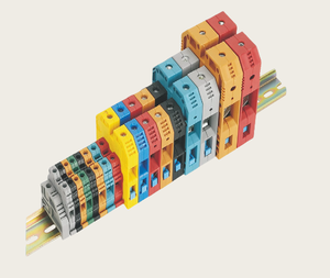 PUWEI <strong>Terminal</strong> <strong>Block</strong> Rail Type MRK2.5 <strong>Fixed</strong> Rail <strong>Terminal</strong> <strong>Block</strong> Voltage DIN <strong>Terminal</strong> <strong>Block</strong> 4/6 square Combination - Product Image 6