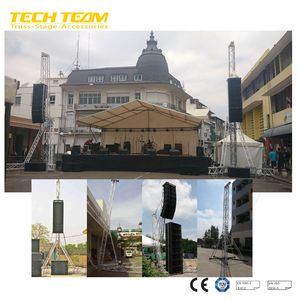 Traliccio di illuminazione DJ con sistema di altoparlanti line array per eventi truss - Product Image 3