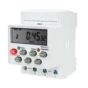 Installazione su guida Din KG316TJ Mini giornaliero settimanale 7 giorni programmabile interruttore orario digitale relè controllo Timer AC 220V 230V - Product Image 4