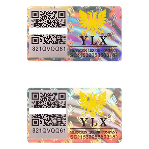 Benutzer definierte Barcode-sichere Scratch-Code-Etiketten 3D-Hologramm-Sicherheitsgarantie Aufkleber mit Seriennummern Qr-Code - Product Image 1