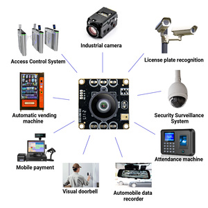 Placa de módulo de câmera de rede, sensor oem 2mp 1/2.7 polegadas ps5268 sensor 1080p usb para sistema de controle de acesso