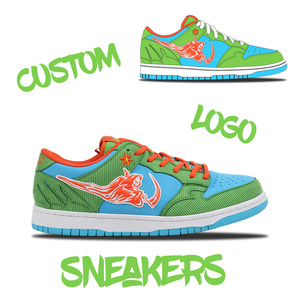 Tùy chỉnh SB Low Top Giày bóng rổ nhà sản xuất tùy chỉnh thương hiệu của bạn logo thời trang cấp bằng sáng chế da Sneakers cho nam giới của giày - Product Image 3