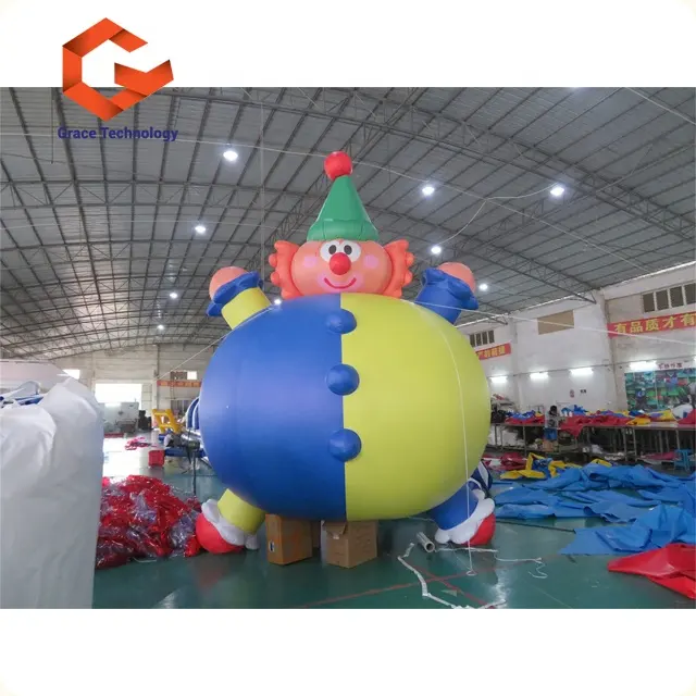 Modelo de payaso inflable gigante para fiestas y halloween, globo de decoración de Navidad