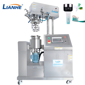 เครื่องทําความร้อนไฟฟ้าโลชั่นสบู่อิมัลซิไฟเออร์ผสมสูญญากาศ Homogenizer 5L ห้องปฏิบัติการอิมัลซิไฟเออร์ผสม - Product Image 2