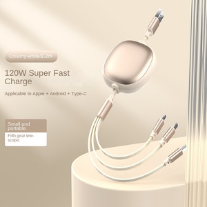 สายชาร์จเร็วพิเศษ100วัตต์แบบกลมสำหรับ Apple 15, สายชาร์จ3 in 1ใช้ได้กับ Huawei Mate60 IOs - Product Image 6