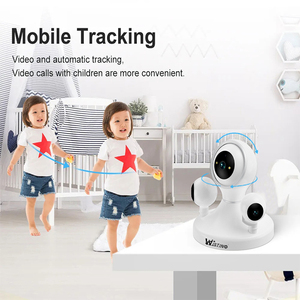 Rscamtom interior Mini Cámara WiFi 12MP HD tres lentes seguimiento móvil Color visión nocturna ojo de pez CMOS Sensor compatible con tarjeta de memoria - Product Image 4
