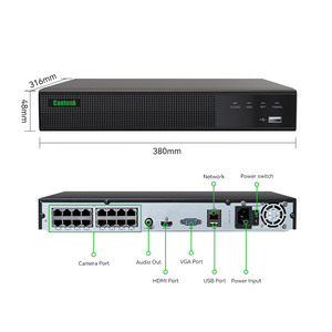 16CH 8MP akıllı çift Lens IP POE kamera sistemi Longvision OEM ses 8CH güvenlik Bullet ağ kamerası 16 kanal CCTV 4K NVR kiti - Product Image 3