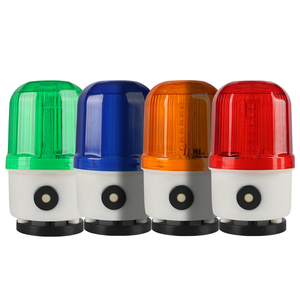 Sistema de alarma de volumen ajustable de 24V CC con luz de advertencia intermitente giratoria, 1 unidad - Product Image 2