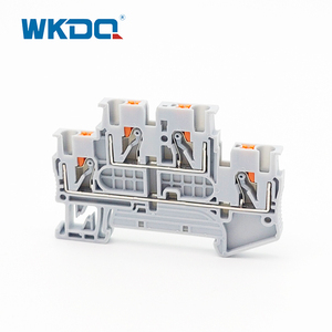 JPTTB 2.5 Feed Through DIN Rail Plastic <strong>Push</strong> in Connection <strong>Spring</strong> <strong>Terminal</strong> <strong>Blocks</strong> - Product Image 3