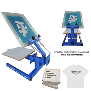 Neue kommerzielle mehrfarbige Siebdruck maschine für T-Shirts Automatische und manuelle Qualität mit digitalen Funktionen