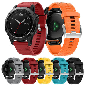 26 22 20ミリメートルWatchbandためGarmin Fenix 5X 5 5S Plus 3 3 HR Forerunner 935 Watch Quick Release Silicone EasyフィットWrist Band Strap - Product Image 1