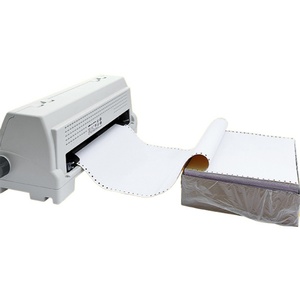 Papel de forma de computadora sin carbón continuo de 2 capas 45-80gsm NCR papel de factura de Oficina de Impresión