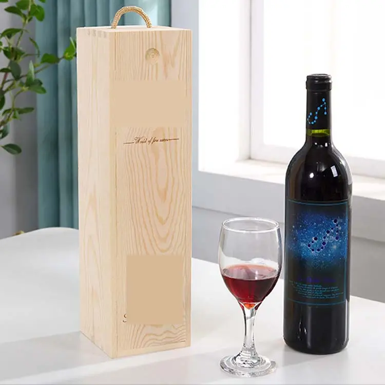 Geschenk box Holz Holzkiste Tee Verpackung mit benutzer definierten Logo Geschenk verpackung Holzkiste für Wein