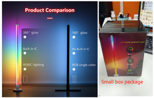 Hongtopベストセラースマートホーム照明LEDアンビエントライトRGBコーナーランプIC付きWS2811屋内リビングルーム用 - Product Image 5
