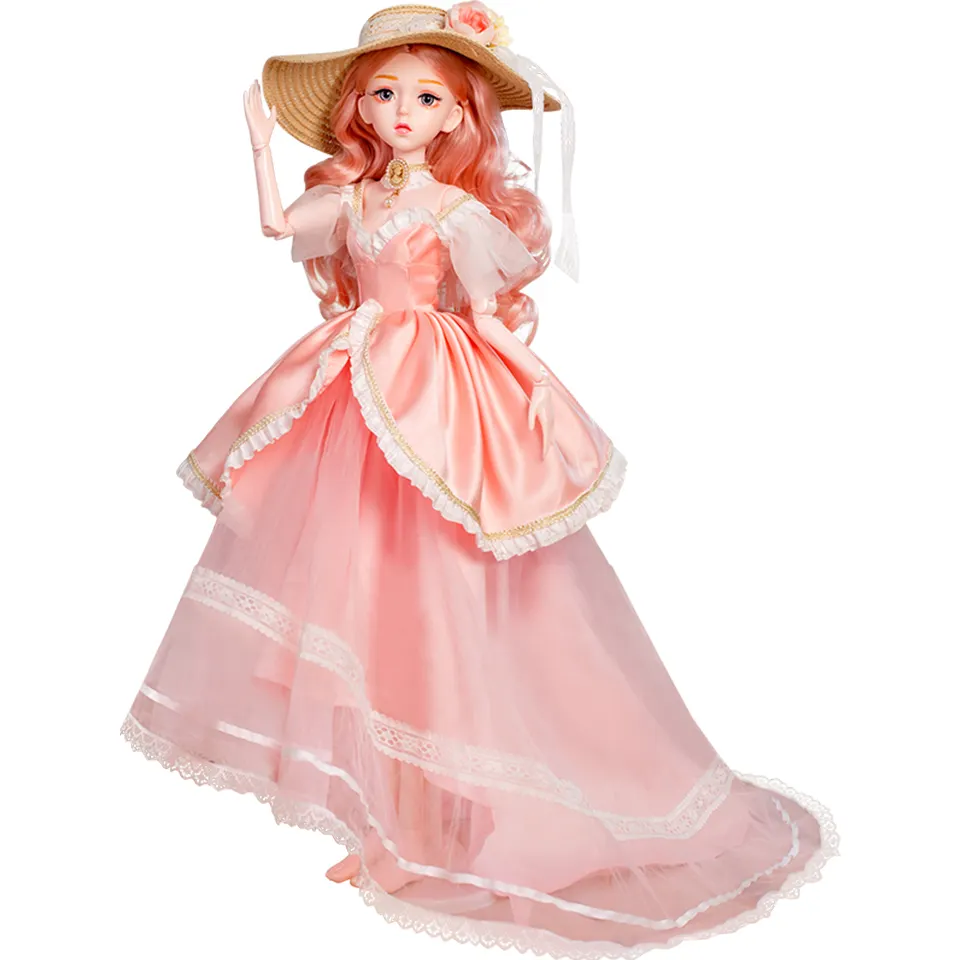 1/3 escala bjd boneca com vestido, linda beleza, menina, boneca, brinquedos, presente para meninas