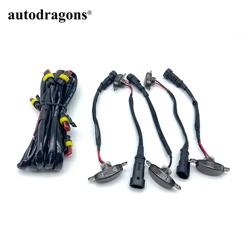 Autodragons 2022รูปแบบใหม่ร้อนขายราคาถูกควันและสีเหลืองอำพันสีกระจังหน้าแสงสำหรับ F150