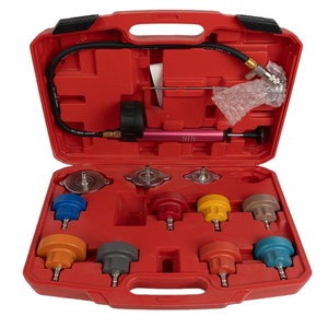Probador de presión de radiador de bomba Manual automotriz Kits de probador de presión de sistema de refrigeración Prueba de fugas para automóviles - Product Image 1