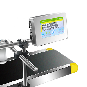 Online Automatic Inkjet Printer Production Date Carton Bottle Conveyor Belt Small <strong>Coding</strong> Machine High Speed Inkjet Printing 220v