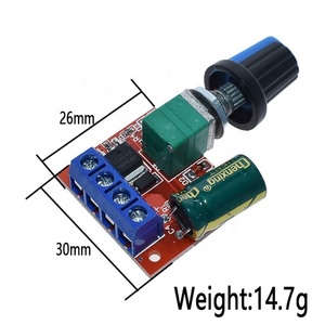 Mini 5A 90W <strong>PWM</strong> 12V <strong>DC</strong> <strong>Motor</strong> <strong>Speed</strong> <strong>Controller</strong> Module <strong>DC</strong>-<strong>DC</strong> 4.5V-35V Adjustable <strong>Speed</strong> Regulator Control Governor Switch 24V - Product Image 5