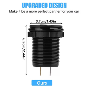 Factory Direct Sale 12V USB Outlet Wire USB Charger <strong>Multi</strong> Port, Dual PD3.0 USB C and Quick Charge3.0 <strong>with</strong> Power <strong>Switch</strong> - Product Image 3